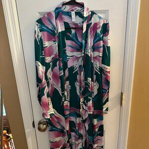 Floral Silky Robe